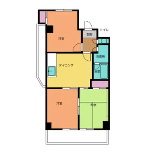 レジデンス泉【5階】の間取り