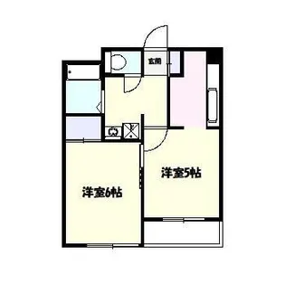 ウインドコート松波(ウインドコートマツナミ)【2階】の間取り