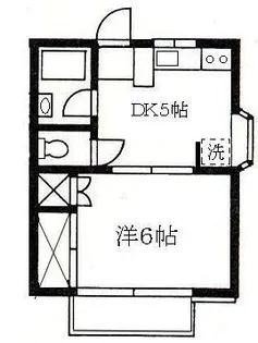 コーポグレイス【2階】の間取り