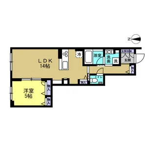 メゾン オルジュ【1階】の間取り