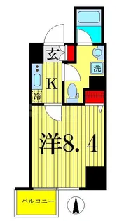 メインステージ亀戸Vミライエ【3階】の間取り