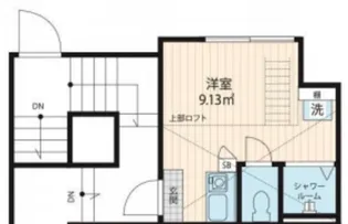 QUQURI MEGURO【2階】の間取り