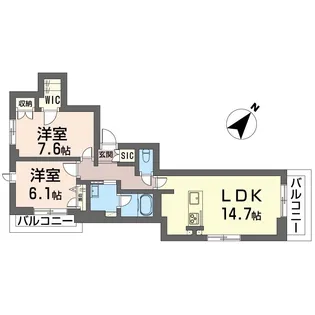ニワヤ【4階】の間取り