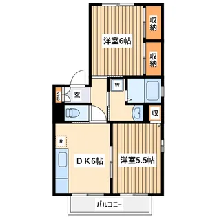 アルカディア【2階】の間取り