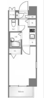 ガリシア大森【9階】の間取り