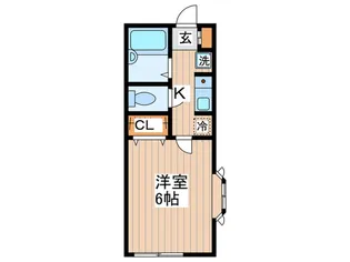 ハウス池亀1号館【2階】の間取り