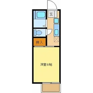 ラフィーネSUGO【1階】の間取り