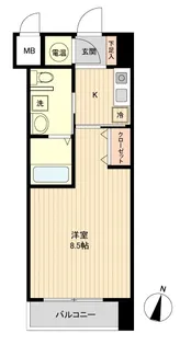アントラ立町【4階】の間取り