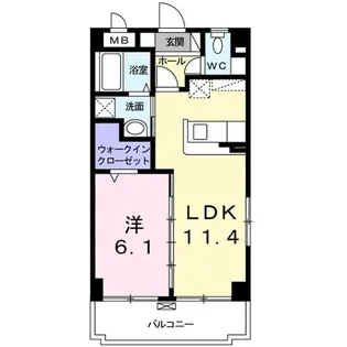 プランドール・K【2階】の間取り