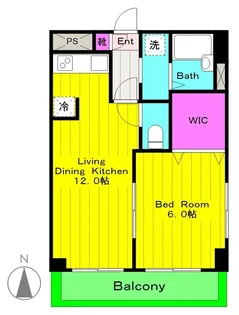 プルメリアガーデン【1階】の間取り