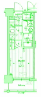 ガーラ横濱関内グランドステージ【8階】の間取り