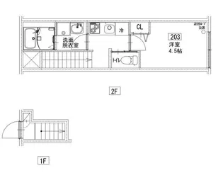 ソルナクレイシア西荻窪2の間取り