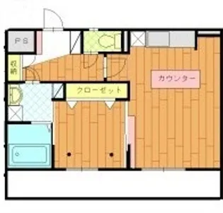 パブリックガーデンII【1階】の間取り