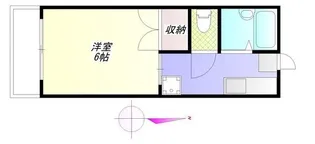 シャンポールフジ【2階】の間取り