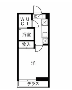 ベルフルール西船橋【1階】の間取り