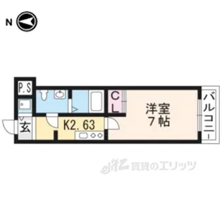 アイーズ荘【2階】の間取り