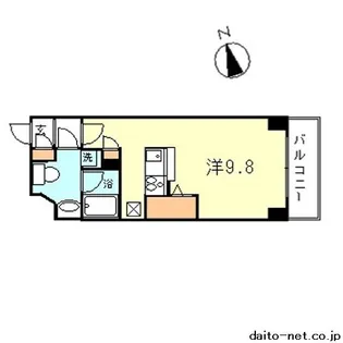 ハーベストヒルズ溝の口2【6階】の間取り