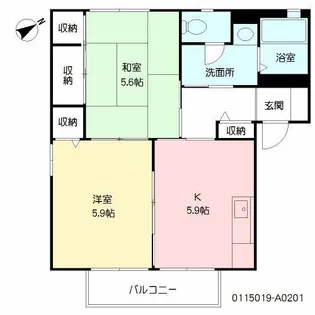 Southern.Q【2階】の間取り