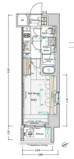 MAXIV東向島フュージョナルDUE【7階】の間取り