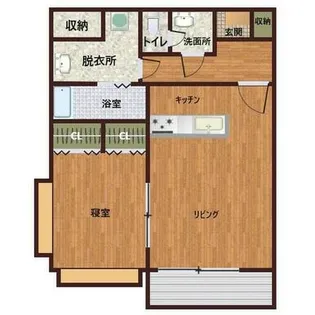 レジェンド黒髪【3階】の間取り