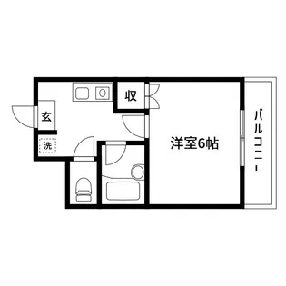 第2パークメゾン【4階】の間取り