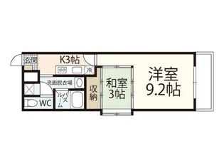 クレベール相原【1階】の間取り