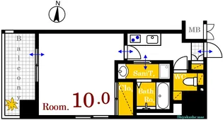 スーレナディ【4階】の間取り