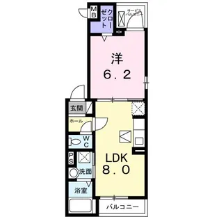 ベルク【1階】の間取り
