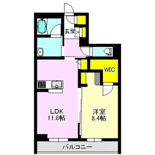 PSレジデンス高崎【2階】の間取り