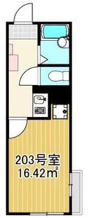 (仮称)足立区扇1丁目新築AP(北西棟)【2階】の間取り