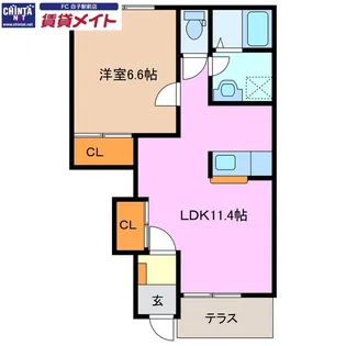 甫II【1階】の間取り