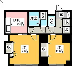グリーンピア大塚【2階】の間取り