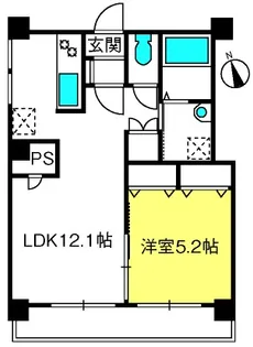 Jeune Montagne 浦和【1階】の間取り
