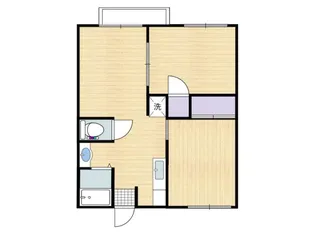 サイセリヤB【2階】の間取り