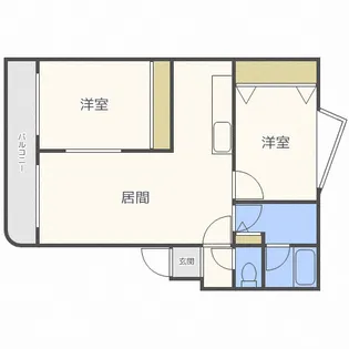 アベニュー月寒東【3階】の間取り