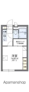 レオパレス長門石【2階】の間取り