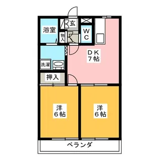 エクセラージュ【1階】の間取り