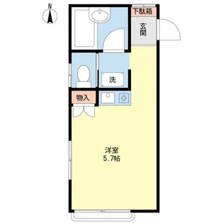 ハイム三奈【3階】の間取り