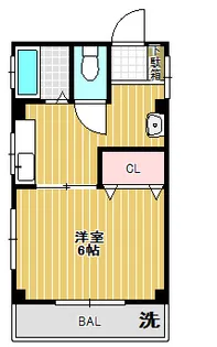 南山ビル【4階】の間取り