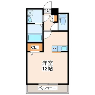 サンヒルズ県庁東【2階】の間取り