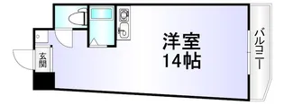 サンシティ日明【4階】の間取り