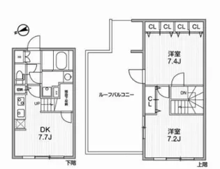 LEGALAND早稲田【4階】の間取り