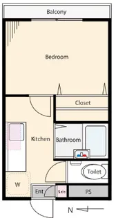さくらハイツ【2階】の間取り
