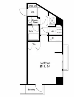 プライムアーバン麻布十番【9階】の間取り