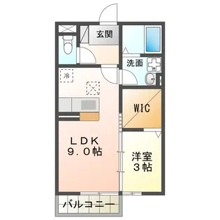 アープトライ東鷹跡 B【1階】の間取り