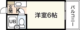 サンライズ五観橋II【1階】の間取り
