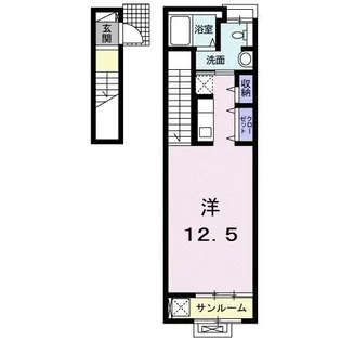 エトワール学文殿A【2階】の間取り