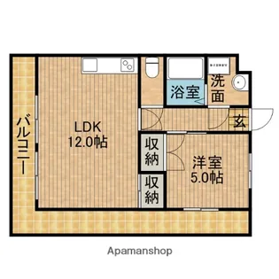 スカイプラザ焼津【2階】の間取り