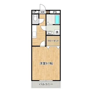 ブランシュール【1階】の間取り