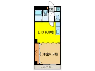 FILL WEST【3階】の間取り